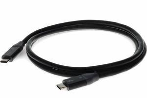 AddOn USB 3.1 C To USB 3.1 C Male To Male Cable Black