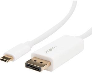 Rocstor 6ft / 2m USB Type C to DisplayPort Cable - USB C to DP Cable - 4K 60Hz