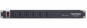 CyberPower Rackbar Surge Protector w/6-Foot Cord, Black CPS1615RMS