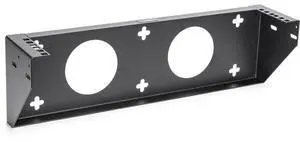 2U 19in Steel Vertical Wall Mount Rack Bracket