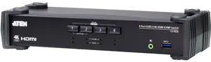 Aten 4-Port USB 3.0 4K HDMI KVMP Switch CS1824