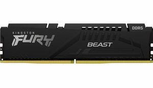 Kingston 32GB 1x32GB DDR5 6000MT/s CL30 FURY Beast Black XMP KF560C30BB32