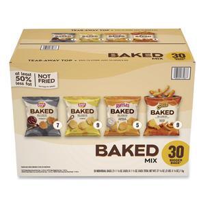 Baked Variety Pack Baked Cheetos/Baked Lays BBQ/Baked Lays Original/Baked Ruffles Cheddar Sour Cream 30 Bags/BX 2 Boxes/CT 77325