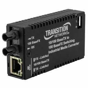 Transition Networks Hardened Mini Fast Ethernet Media Converter