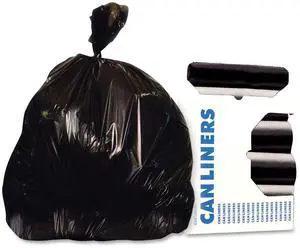 Eco Blend Max 40-45gal Industrial Trash Bag Low Density Black 150Ct L8046TKER1