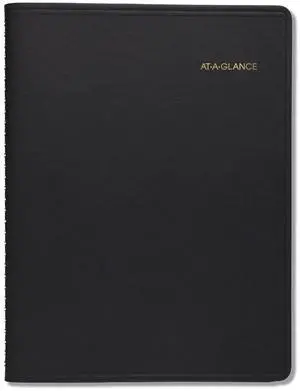 AT-A-GLANCE® 2026 15-Month Monthly Planner, Black, Large, 9" x 11"