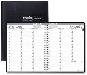 House of Doolittle Recycled Two-Year Weekly Planner 11 X 8.5 Black 2026