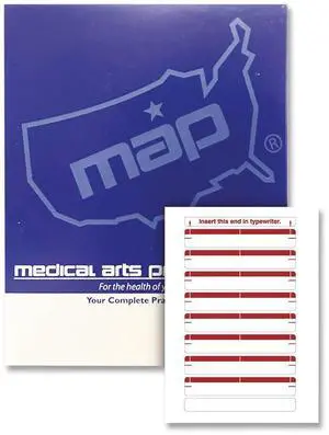 Type-On Write-On Sheet Style Labels 8 Labels/Sheet 31 Sheets/Pack 32700MAP