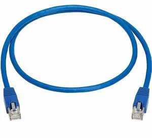 Tripp Lite Cat8 40G Snagless SSTP Ethernet Cable RJ45 M/M PoE Blue 3 ft. 0.9 m N272F03BL