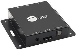 SIIG HDMI 2.0 to DisplayPort 1.2 Converter with Audio Extractor CEH26A11S1