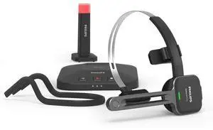 PHILIPS SpeechOne Wireless Dictation Headset with Docking Station and Status Light