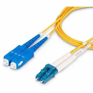 StarTech 7m (22.9ft) LC to SC (UPC) OS2 Single Mode Duplex Fiber Optic Cable StarTech 7m (22.9ft) LC to SC (UPC) OS2 Single Mode Duplex Fiber Optic Cable
