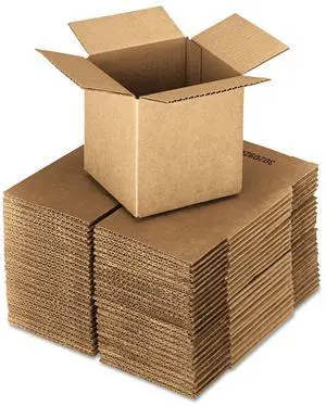 Universal UFS161616 Cubed Fixed-Depth Corrugated Shipping Boxes - Regular Slotted Container (RSC) - 16" x 16" x 16" - Brown Kraft - 25/Bundle