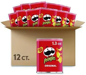 Potato Chips Original 1.3 oz Can 12/Box KEE84557