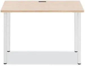 Union&Scale Essentials Writing Table-Desk Natural Wood/Silver UN60411CC
