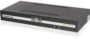 IOGEAR 2-Port Single View DisplayPort KVM Switch w/Audio and CAC support GCS1412TAA4C