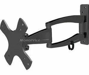 Monoprice Full-Motion Articulating TV Wall Mount Bracket For TVs 13in to 27in | Max Weight 33lbs, VESA Patterns Up to 100x100 - Stable Series