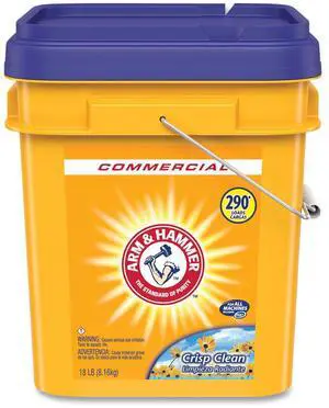 Powder Laundry Detergent Crisp Clean 18 lb Pail 3320001001