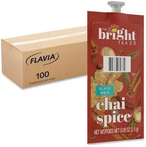 The Bright Tea Co. Chai Spice Tea 0.09oz Pouch 100Ct 48021 The Bright Tea Co. Chai Spice Tea 0.09oz Pouch 100Ct 48021