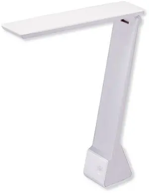 Bostitch Konnect Rechargeable Folding LED Desk Lamp Gray/White KTVLED1810WH