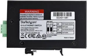 StarTech 5-Port Unmanaged Industrial Network Switch I51G-ETHERNET-SWITCH