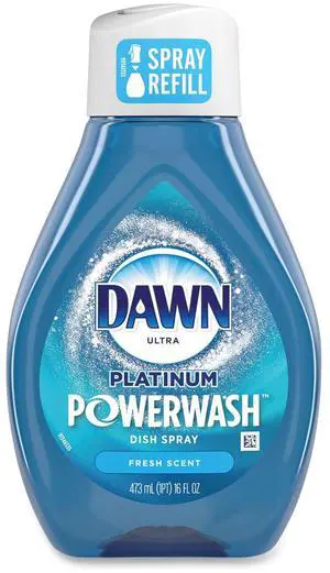 Dawn Platinum Powerwash Dish Spray Refill Fresh Scent 16 oz Refill Bottle 52366