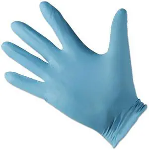 G10 Blue Nitrile Gloves Powder-Free Large 6 mil Thick 9.5" Long Blue 100/Box 10 Boxes/Carton 41757373