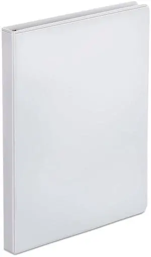 Economy Round Ring View Binder 3 Rings 0.5" Capacity 11 x 8.5 White OFF82232 Economy Round Ring View Binder 3 Rings 0.5" Capacity 11 x 8.5 White OFF82232