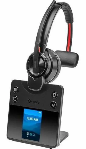 Poly Savi 8410 Office Monaural Microsoft Teams Certified DECT 1920-1930 MHz Headset B9GB1AAABA