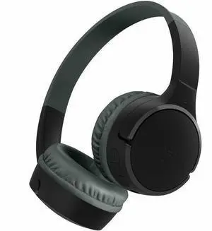 Belkin SoundForm Mini Wireless On-Ear Headphones for Kids Black AUD001BTBKV3