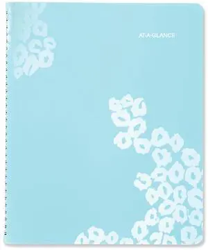 AT-A-GLANCE® Wild Washes 2026 Weekly Monthly Appointment Book Planner, Teal, Large, 8 1/2" x 11"