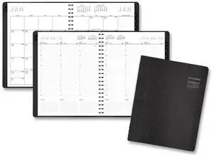 At-A-Glance Contemporary Weekly/Monthly Planner Column 11 x 8.25 Graphite 2026