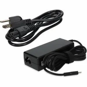 AddOn HP 1HE08AAABA Compatible 65W 20V at 3.25A USB-C Laptop Power Adapter and Cable