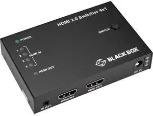 Black Box HDMI 2.0 4K Video Switch 4x1