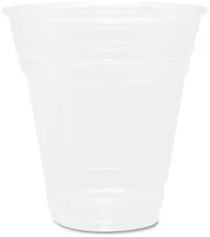 PET Plastic Cups 98 mm Rim Diameter 12 oz Clear 1000/Carton CKC12