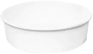 Food Bucket 48 oz 7.99" Diameter x 2.4" h White Paper 270/Carton FPPSB48