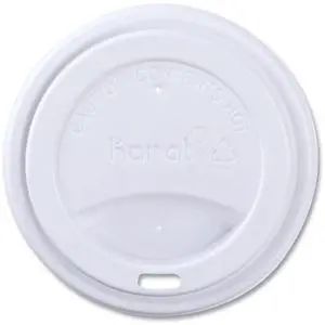 Hot Cup Lids Sipper Lid Fits 10 oz to 24 oz Hot Cups Plastic White 1000/Carton CKDL516WPP