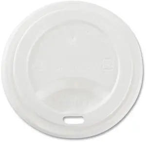 Hot Cup Lids Sipper Lid Fits 8 oz Hot Cups Plastic White 1000/Carton CKDL508WPP