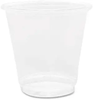 PET Plastic Cups 3 oz Clear 2500/Carton CKC3