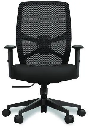 ProTask Executive Task Chair Supports Up to 275 lb 19.06" to 22.44" Seat Height Black Seat/Back Black Base TPPROTASKBLK