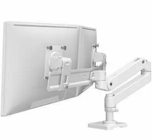 Ergotron 45-684-290 LX Pro Desk Mount Dual Monitor Direct Arm, White
