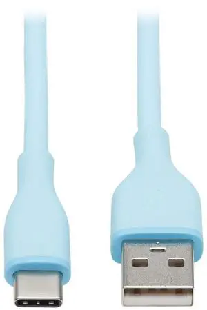 Tripp Lite Safe-IT USB-A to USB-C Antibacterial Cable, 6 ft U038AB-006-S-LB