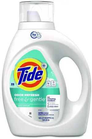Free and Gentle Odor Refresh Liquid Laundry Detergent 39 Loads 55 oz Bottle 4/Carton 80816281