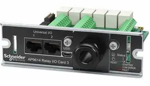 APC Dry Contact I/O Card for UPS Sensors, Output Relays, Input Contacts AP9614