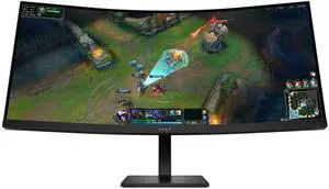 HP OMEN 34" WQHD 3440x1440 180Hz 1ms Curved Gaming Monitor AV4C1AAABA