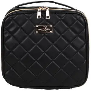 Sandy Lisa St. Tropez Makeup Bag, Black SLSTP-MKBK-10