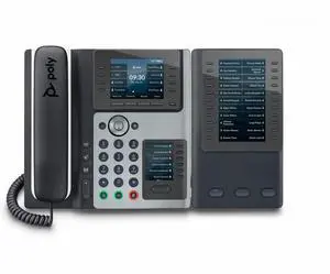 Poly Edge E450 IP Phone and PoE-enabled GSA/TAA 8F3G9AA