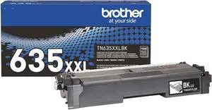 Brother Genuine TN635XXLBK Super High Yield Black Toner Cartridge, 1 Pack