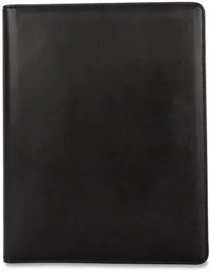 Bond Street Faux-Leather Padfolio with Solar Calculator Black WRC5040BS-BLACK