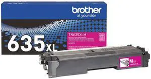 Brother TN635XLM Original High Yield Laser Toner Cartridge Magenta 1 Pack